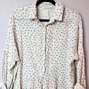 White Floral women’s Shirt